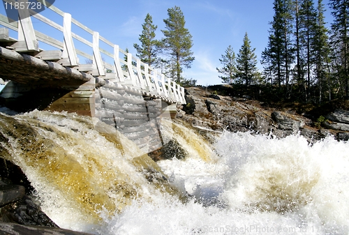 Image of Timber floating dam