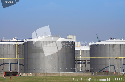 Image of oil tanks