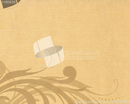 Image of paper texture with floral design