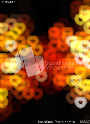 Image of abstract illumination background