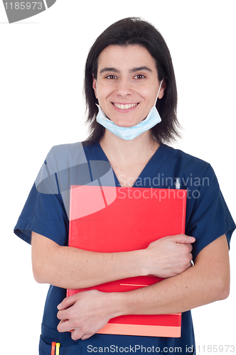 Image of Doctor holding folder