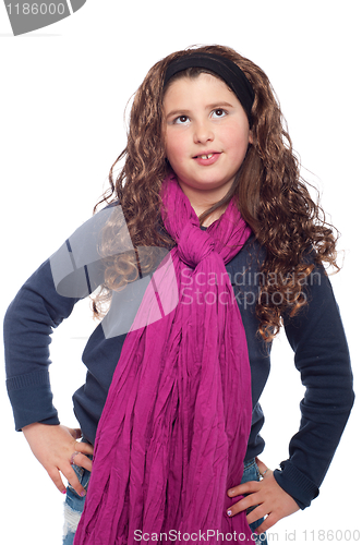 Image of Little girl posing