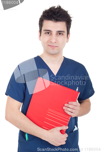 Image of Doctor holding folder