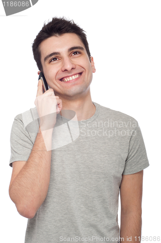 Image of Casual man on the phone