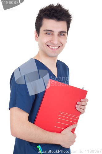 Image of Doctor holding folder