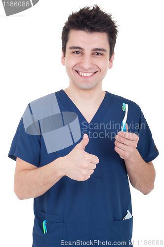 Image of Dentist thumb up