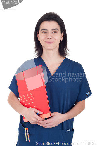 Image of Doctor holding folder