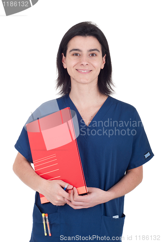 Image of Doctor holding folder