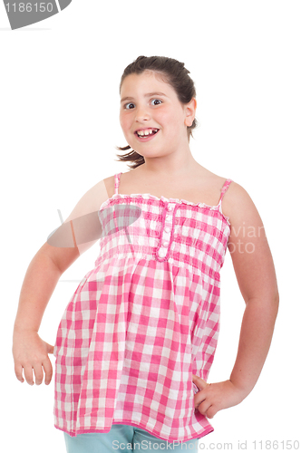 Image of Little girl posing