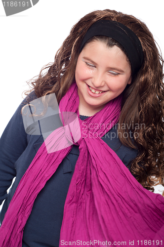 Image of Little girl laughing