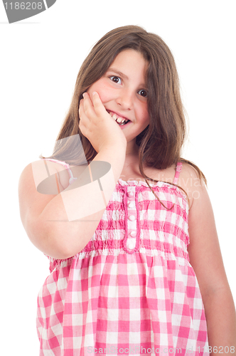 Image of Surprised little girl