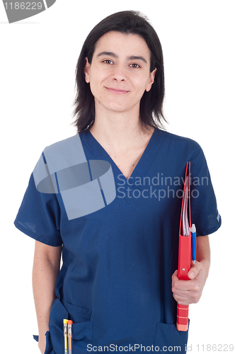 Image of Doctor holding folder