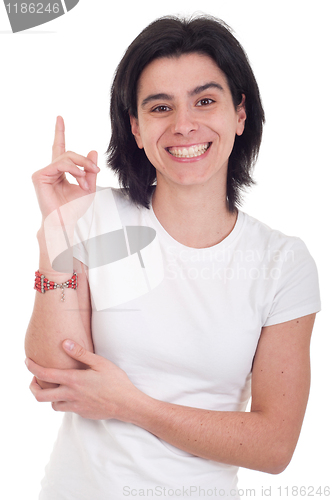 Image of Casual woman with idea