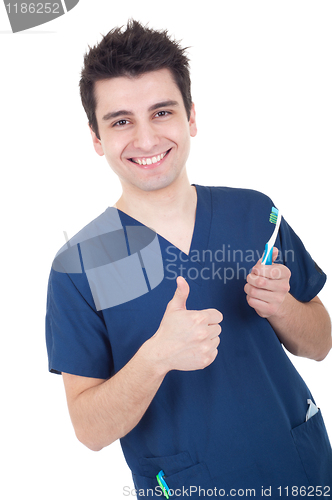 Image of Dentist thumb up