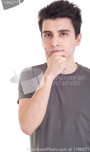 Image of Pensive man