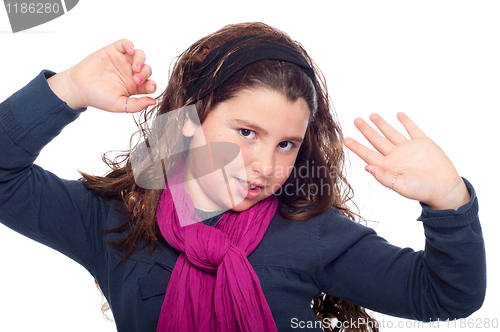 Image of Little girl posing