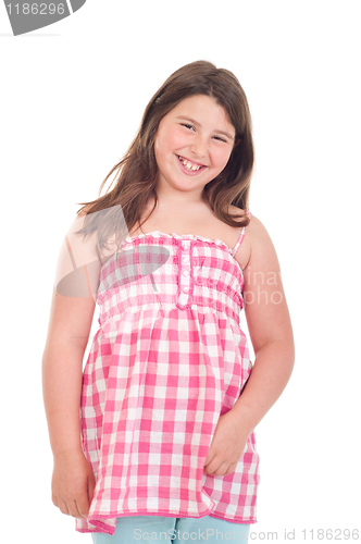 Image of Little girl smiling