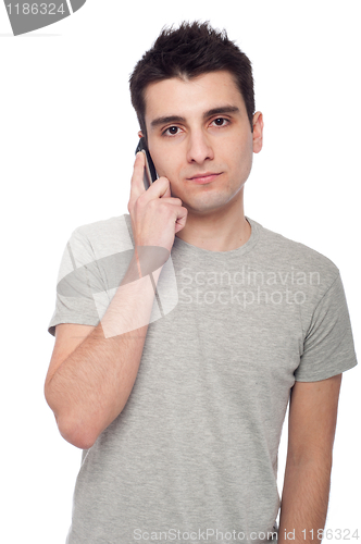 Image of Casual man on the phone