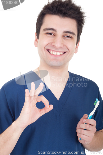 Image of Dentist ok sign