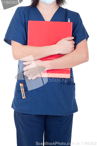 Image of Doctor holding folder