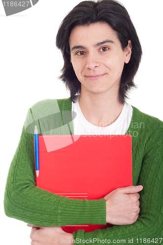 Image of Woman holding dossier