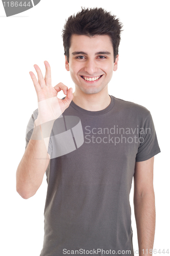 Image of Man with ok sign