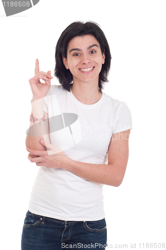 Image of Casual woman with idea