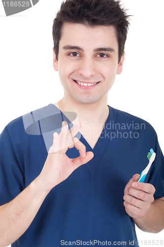 Image of Dentist ok sign