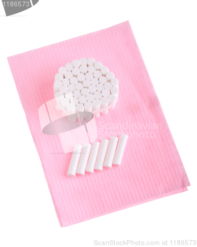 Image of Dental cotton rolls