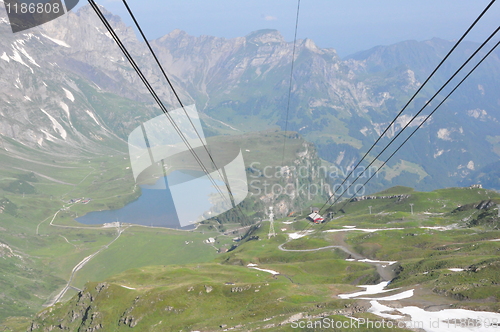 Image of Cable Car Lines at Mount Titlis