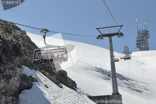 Image of Chairlifts at Mount Titlis