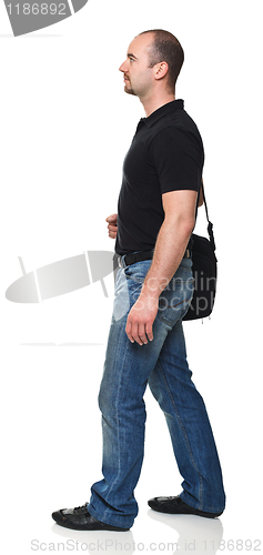 Image of man with bag