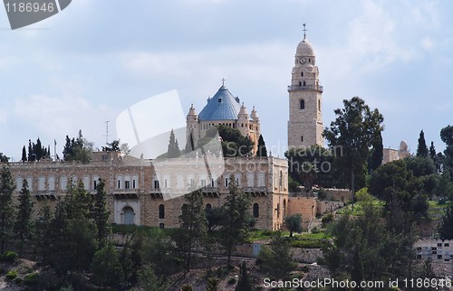 Image of Hagia Maria Sion abbey in the Old City of Jerusalem
