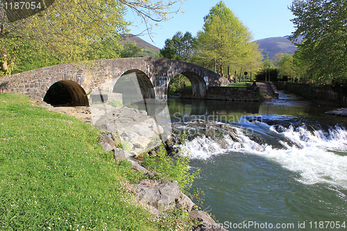 Image of River under a bridge