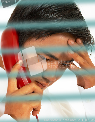 Image of Businessman On The Phone