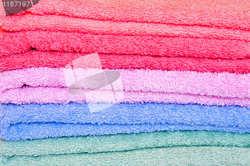 Image of Pastel towels