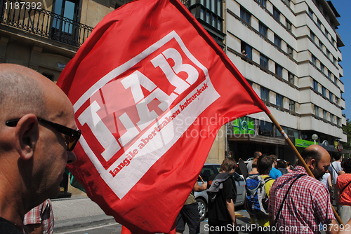 Image of Basque trade union flag