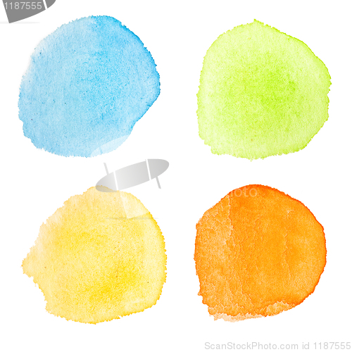 Image of watercolor dots
