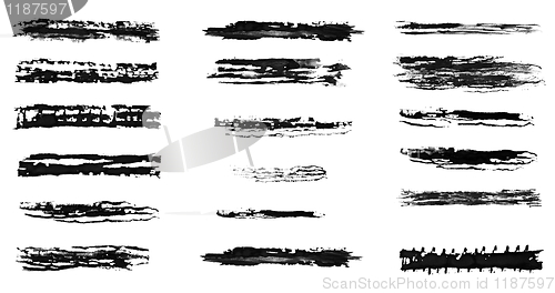 Image of painted brushes