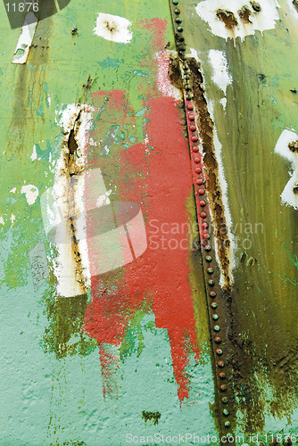 Image of Grot grunge rust paint