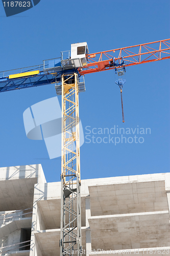 Image of construction with crane