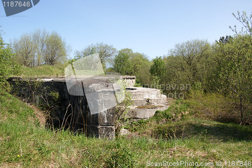 Image of The base of a gun