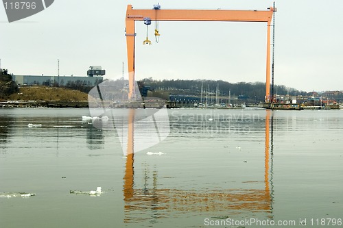 Image of Shipyard crane