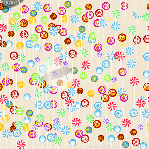 Image of Seamless candy background