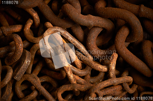 Image of Rusty chains texture