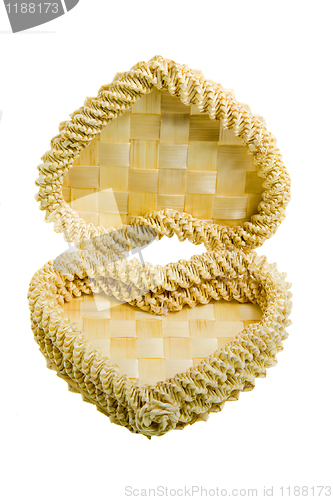 Image of The box made of straw