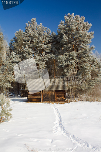 Image of  wooden building in wood