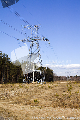 Image of High-voltage lines