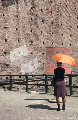 Image of Tourist girl