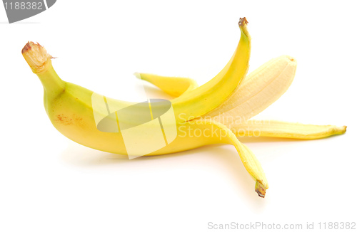 Image of peeled banana